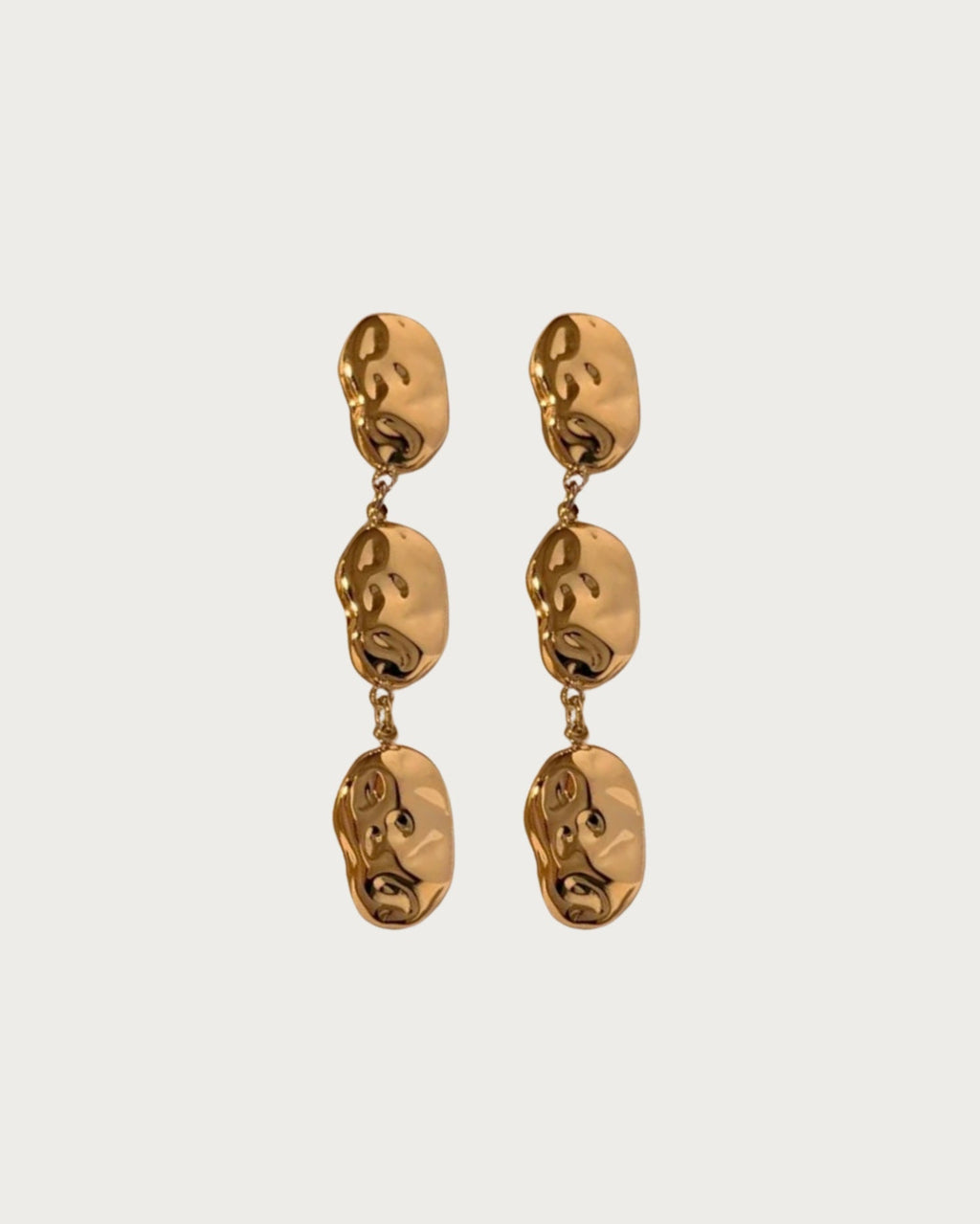 Roos | Gouden Oorbellen